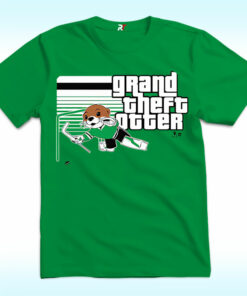 Jake Oettinger Grand Theft Otter Shirt, Dallas Hockey Jake Oettinger Grand Theft Otter Shirt, Dallas Hockey