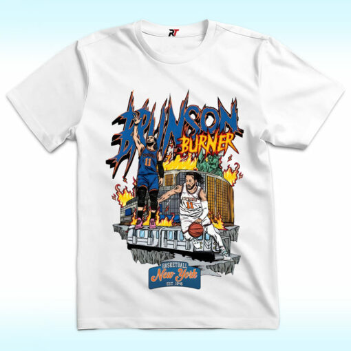 Jalen Brunson Burner New York Knicks EST 1946 Shirt
