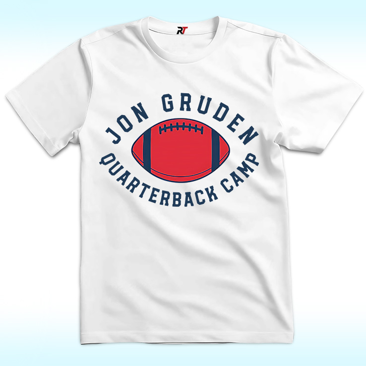 Jon Gruden QB Quarterback Camp Shirt Jon Gruden QB Quarterback Camp Shirt