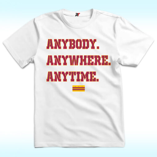 Kansas City Anybody Anywhere Anytime Shirt