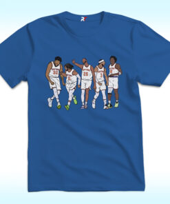 Karl-Anthony Towns, Jalen Brunson, Mikal Bridges, Josh Hart & OG Anunoby Shirt, New York Knicks Karl-Anthony Towns, Jalen Brunson, Mikal Bridges, Josh Hart & OG Anunoby Shirt, New York Knicks