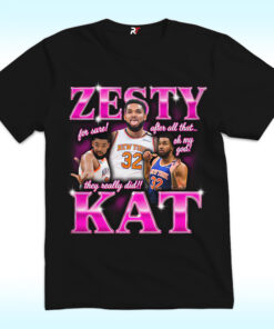 Karl-Anthony Towns, Zesty Kat Shirt, New York Knicks Karl-Anthony Towns, Zesty Kat Shirt, New York Knicks
