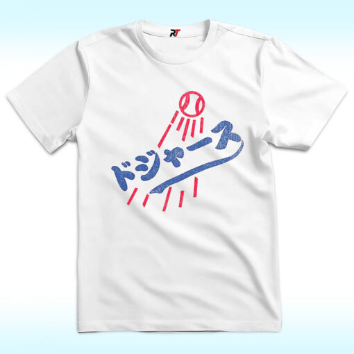 LA Dodgers Japanese Logo Shirt