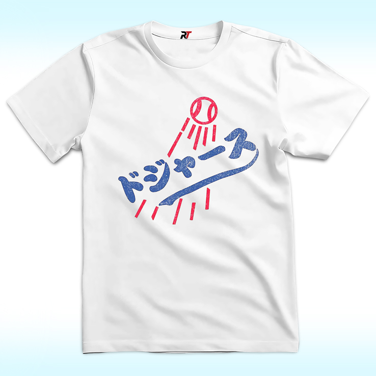 LA Dodgers Japanese Logo Shirt LA Dodgers Japanese Logo Shirt