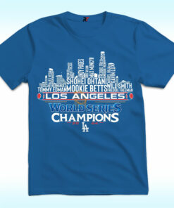 Los Angeles Baseball Champions Team 2024 Shirt, Skyline City Los Angeles Baseball Champions Team 2024 Shirt, Skyline City