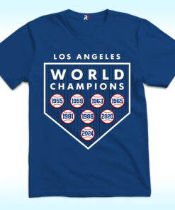 Los Angeles Dodgers World Champions 8X Shirt Los Angeles Dodgers World Champions 8X Shirt