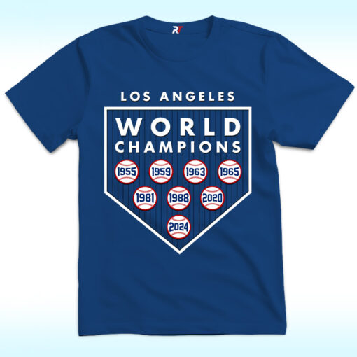 Los Angeles Dodgers World Champions 8X Shirt