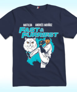 Matilda & Andres Munoz Fast & Furriest Mariners Shirt Matilda & Andres Munoz Fast & Furriest Mariners Shirt