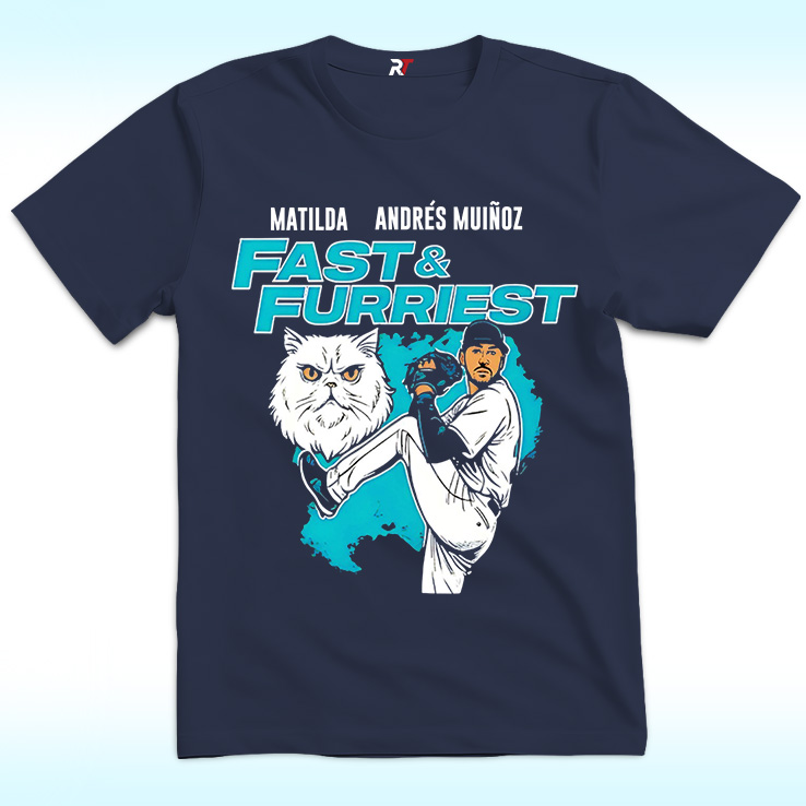 Matilda & Andres Munoz Fast & Furriest Mariners Shirt Matilda & Andres Munoz Fast & Furriest Mariners Shirt