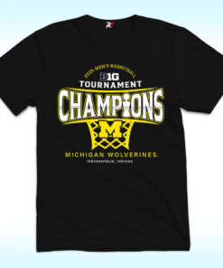 Michigan Wolverines 2025 Big Ten Tournament Champions Shirt Michigan Wolverines 2025 Big Ten Tournament Champions Shirt