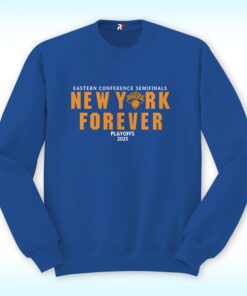 New York Forever Playoffs 2025 Knicks Eastern Conference Semifinals Shirt 3