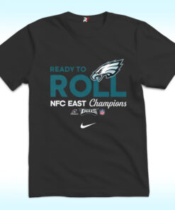 Nike Philadelphia Eagles Ready To Roll NFC East Champions T Shirt Nike Philadelphia Eagles Ready To Roll NFC East Champions T Shirt