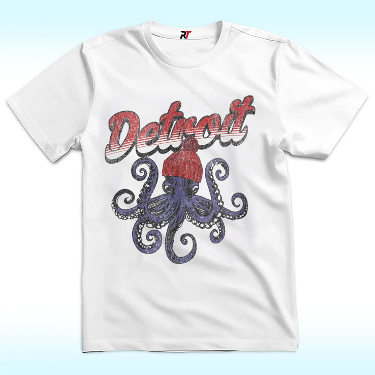Octopus Detroit Red Wing Shirt Octopus Detroit Red Wing Shirt