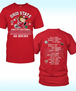 Ohio State 2025 CFP National Championship Go Bucks Shirt Ohio State 2025 CFP National Championship Go Bucks Shirt