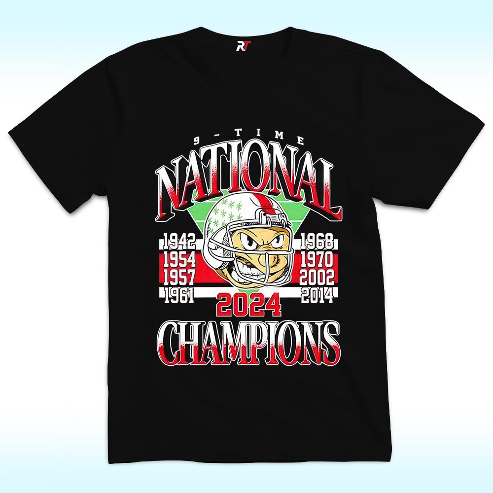 Ohio State Buckeyes 9 Time National Champions Shirt Ohio State Buckeyes 9 Time National Champions Shirt