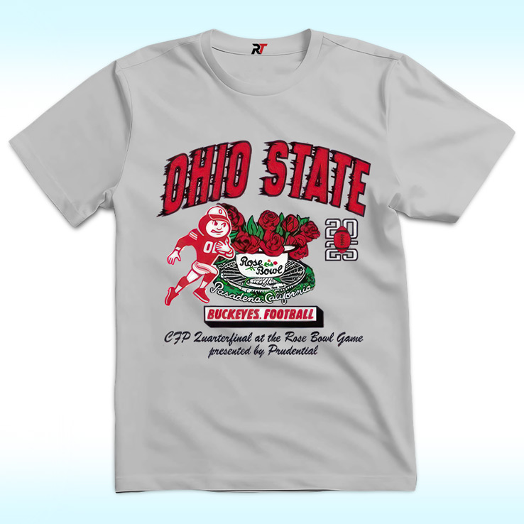 Ohio State Buckeyes Rose Bowl 24-25 CFP Quarterfinal Shirt Ohio State Buckeyes Rose Bowl 24-25 CFP Quarterfinal Shirt