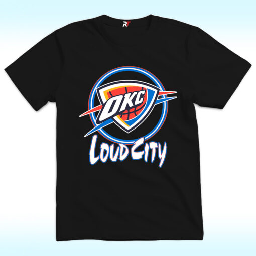 Oklahoma Okc Thunder Neon Loud City Shirt