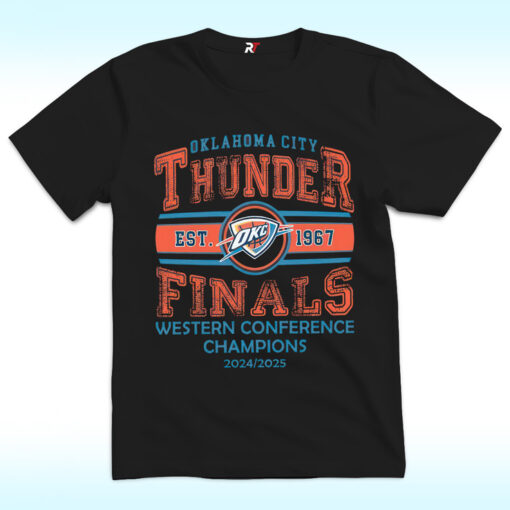 Oklahoma Thunder Western Conference Champions 2025 Shirt