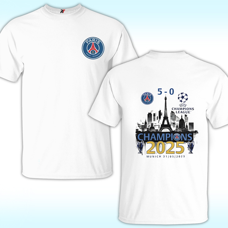 Paris St Germain PSG Champions League Winner 2025 Shirt, PSG vs Inter 5 - 0 Paris St Germain PSG Champions League Winner 2025 Shirt, PSG vs Inter 5 - 0