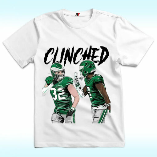 Philadelphia Eagles Clinched Reed Blankenship Ft CJ Gardner-Johnson Shirt