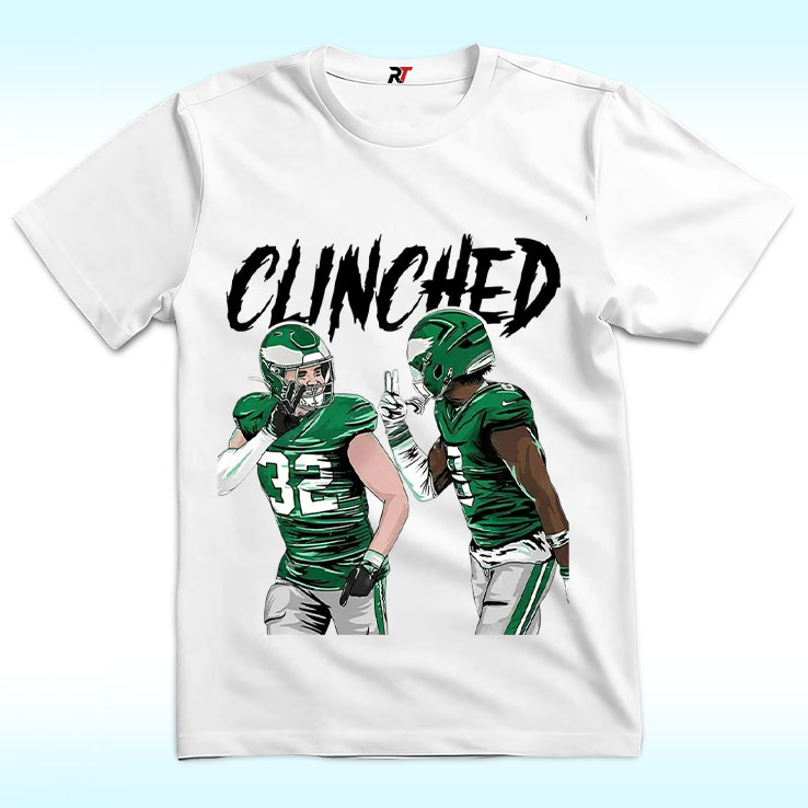 Philadelphia Eagles Clinched Reed Blankenship Ft CJ Gardner-Johnson Shirt Philadelphia Eagles Clinched Reed Blankenship Ft CJ Gardner-Johnson Shirt