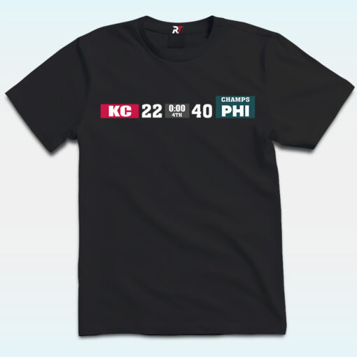 Philadelphia Eagles Soar Over Kansas City Chiefs 40-22 In Super Bowl Shirt