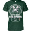 Philadelphia Eagles Superbowl Champions 2X Repeat 2017-2024 Shirt