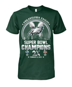 Philadelphia Eagles Superbowl Champions 2X Repeat 2017-2024 Shirt Philadelphia Eagles Superbowl Champions 2X Repeat 2017-2024 Shirt