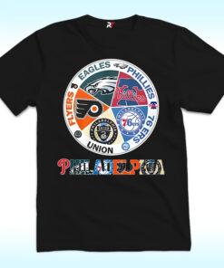 Philadelphia Teams Flyers Eagles Phillies 76 Ers Union Shirt Philadelphia Teams Flyers Eagles Phillies 76 Ers Union Shirt