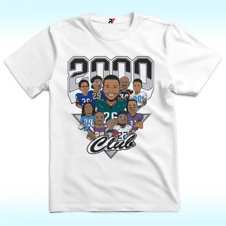 Saquon Barkley 2000 Yards Club Shirt Saquon Barkley 2000 Yards Club Shirt