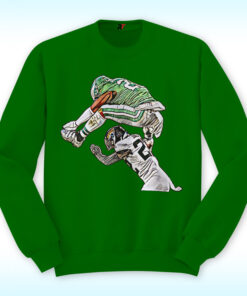 Saquon Barkley Jump Hurdle Backwards Sweatshirt, Philadephia Football Saquon Barkley Jump Hurdle Backwards Sweatshirt, Philadephia Football