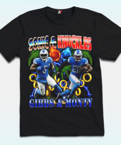 Sonic and Knuckles, Gibbs and Monty Shirt Sonic and Knuckles, Gibbs and Monty Shirt