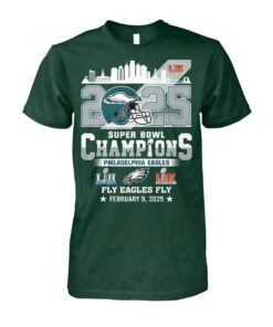 Super Bowl 2025 Fly Eagles Fly Champions LIX Shirt Super Bowl 2025 Fly Eagles Fly Champions LIX Shirt