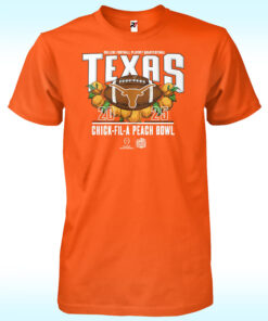 Texas Longhorns Chick Fil A Peach Bowl Bound Shirt, College Football Playoff 2025 Texas Longhorns Chick Fil A Peach Bowl Bound Shirt, College Football Playoff 2025