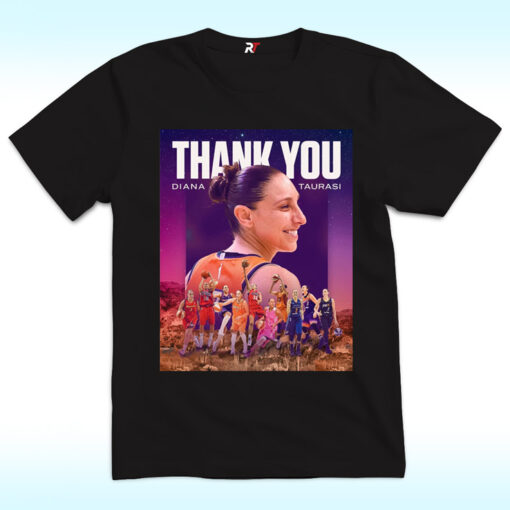 Thank You Diana Taurasi Shirt, WNBA Star Announces Her Retirement