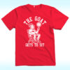 The Goat Gets To Sit Volleyball Shirt