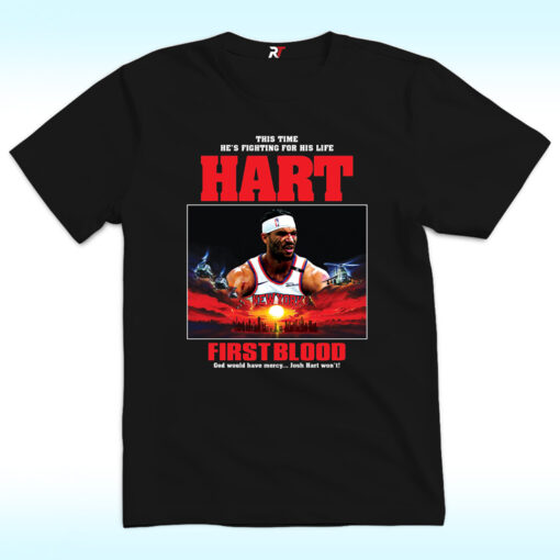 This Time He’s Fighting For His Life Josh Hart Shirt, Rambo First Blood, New York Knick