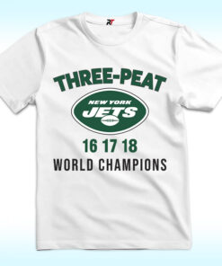 Three Peat New York Jets World Champions Shirt Three Peat New York Jets World Champions Shirt