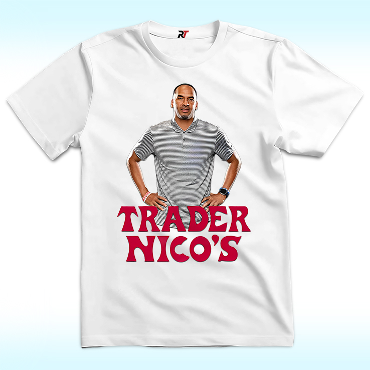 Trader Nico’s Shirt, Nico Harrison and Trader Joe’ Trader Nico’s Shirt, Nico Harrison and Trader Joe’