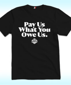 WNBPA, Pay Us What You Owe Us Shirt, Caitlin Clark WNBPA, Pay Us What You Owe Us Shirt, Caitlin Clark