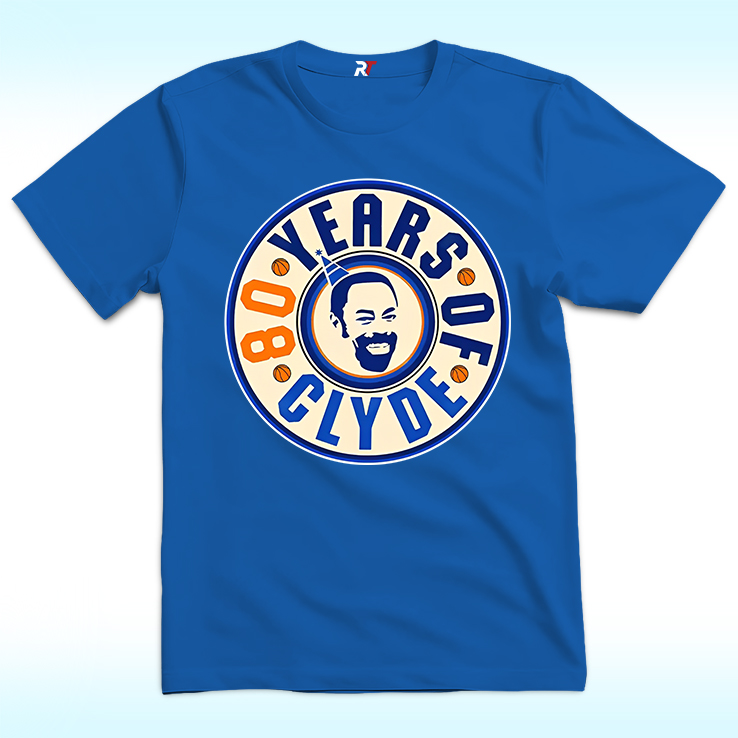 Walt Frazier 80 Years Of Clyde Shirt Walt Frazier 80 Years Of Clyde Shirt