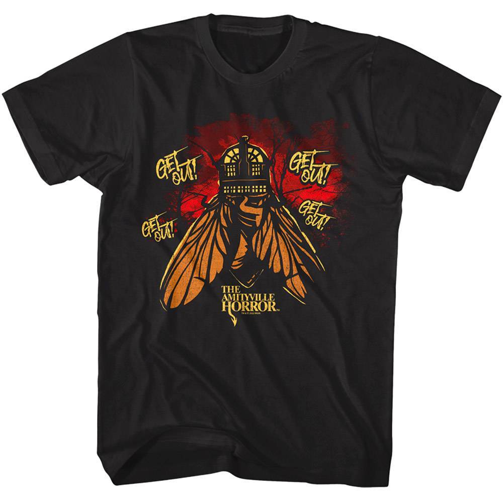 Amityville Horror Big Fly Get Out Men's T Shirt Amityville Horror Big Fly Get Out Men's T Shirt