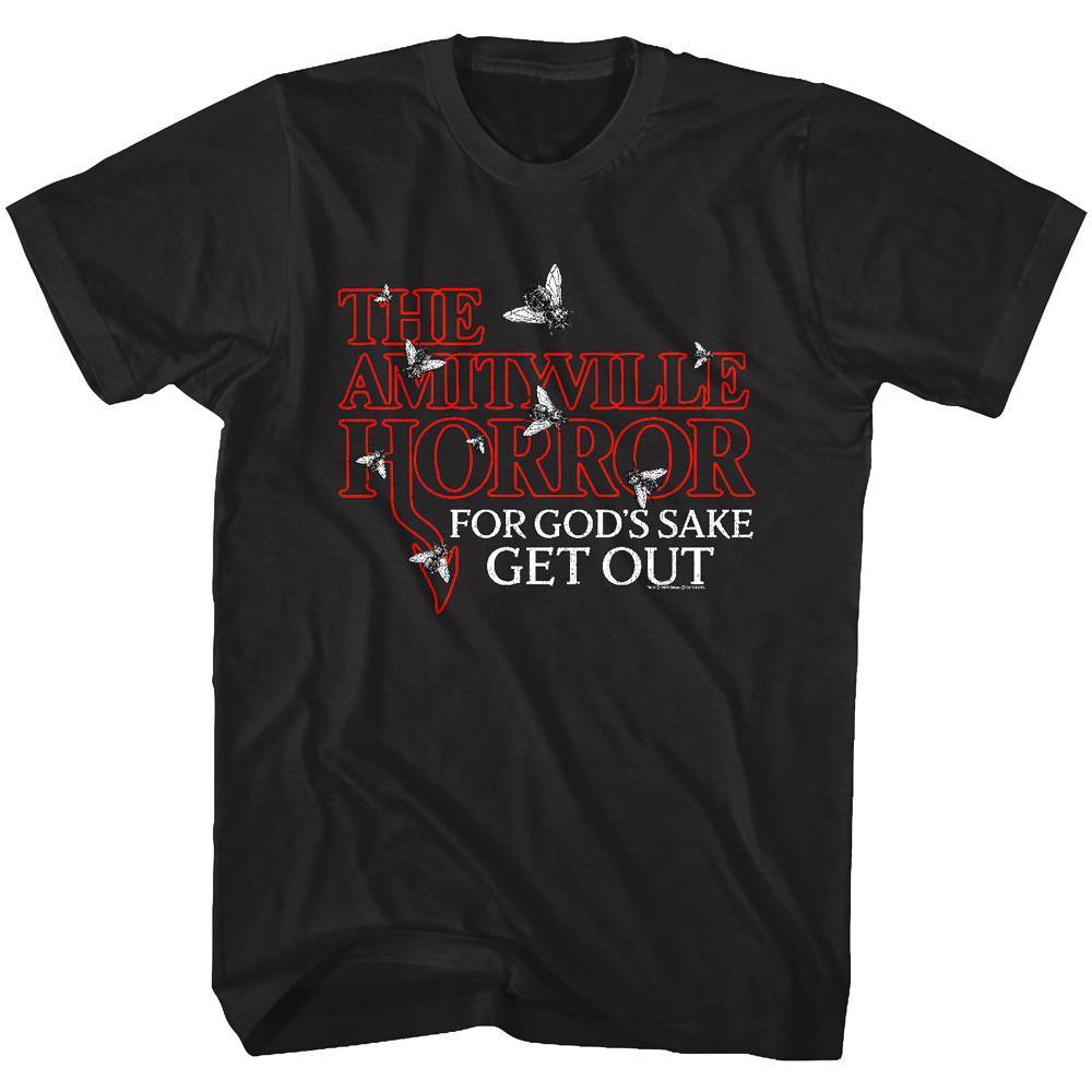 Amityville Horror Flies Get Out Men's T Shirt Amityville Horror Flies Get Out Men's T Shirt