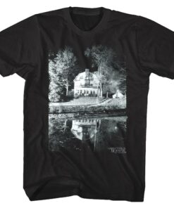 Amityville Horror House Lake Reflection Men’s T Shirt
