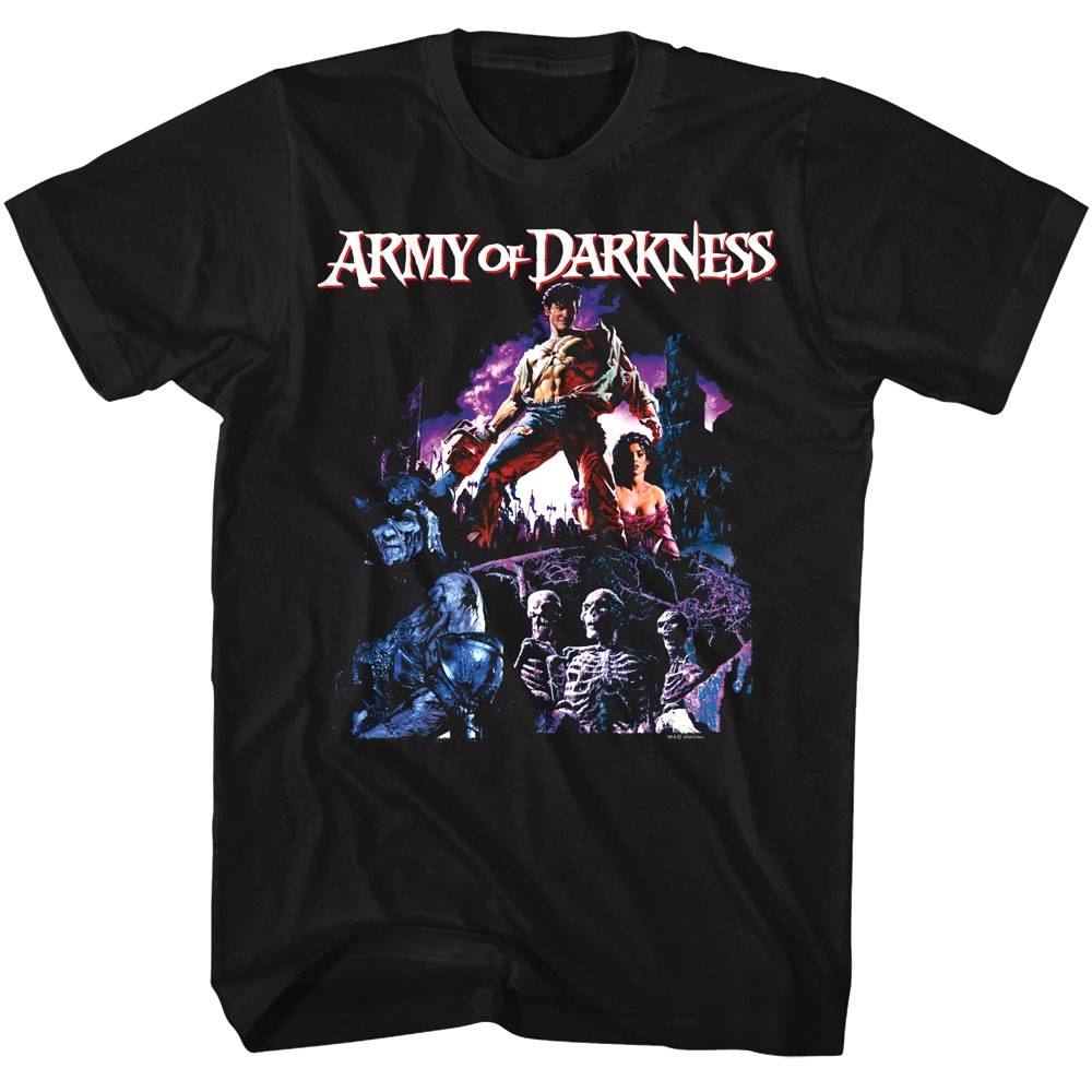 Army of Darkness Ash Montage Men's T Shirt Army of Darkness Ash Montage Men's T Shirt