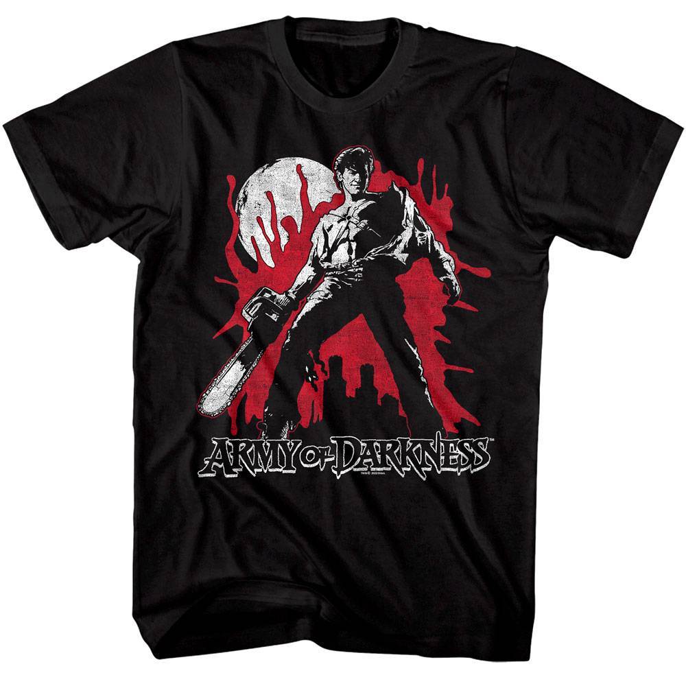 Army of Darkness Bloody Chainsaw Men's T Shirt Army of Darkness Bloody Chainsaw Men's T Shirt