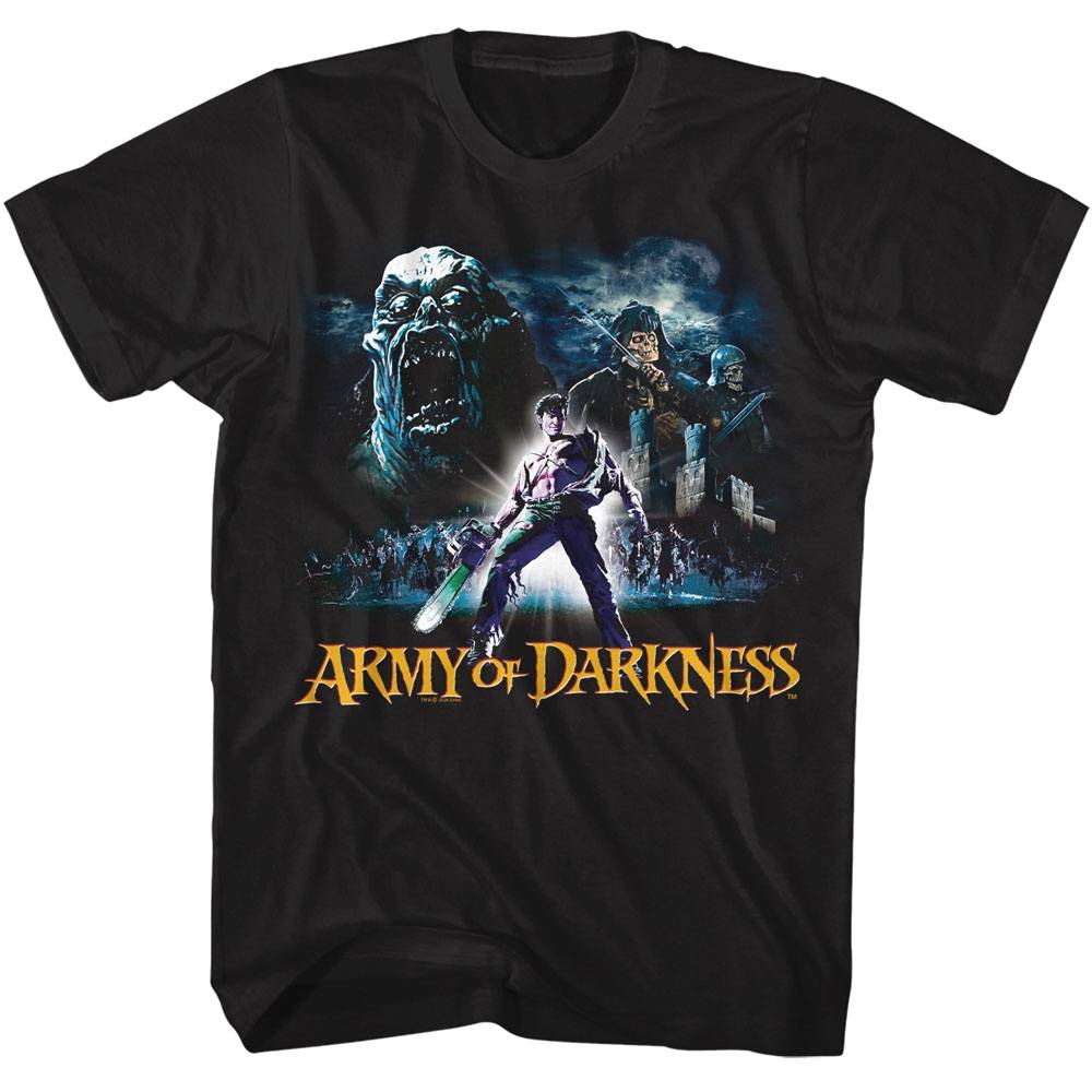 Army of Darkness Movie Montage Men's T Shirt Army of Darkness Movie Montage Men's T Shirt