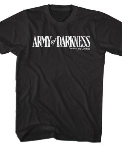 Army of Darkness Vintage Movie Logo Men’s T Shirt