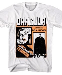 Bela Lugosi Dracula Nightmare of Terror Men’s T Shirt Bela Lugosi Dracula Nightmare of Terror Men’s T Shirt