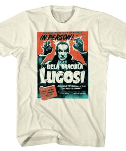 Bela Lugosi Dracula Screen’s Master of Horror Men’s T Shirt Bela Lugosi Dracula Screen’s Master of Horror Men’s T Shirt